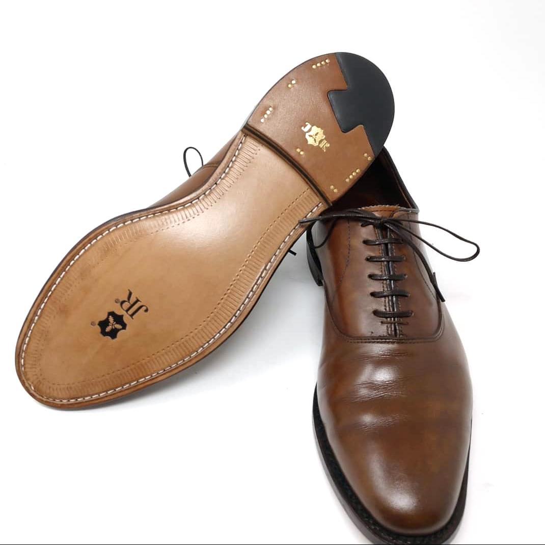 Kilómetros uno vulgar JR Full Sole with Combination Heel and Open Channel - McFarland's Shoe  Repair